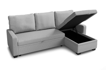 Corner sofa bed Susanne DF-017CSB reversible - Grey