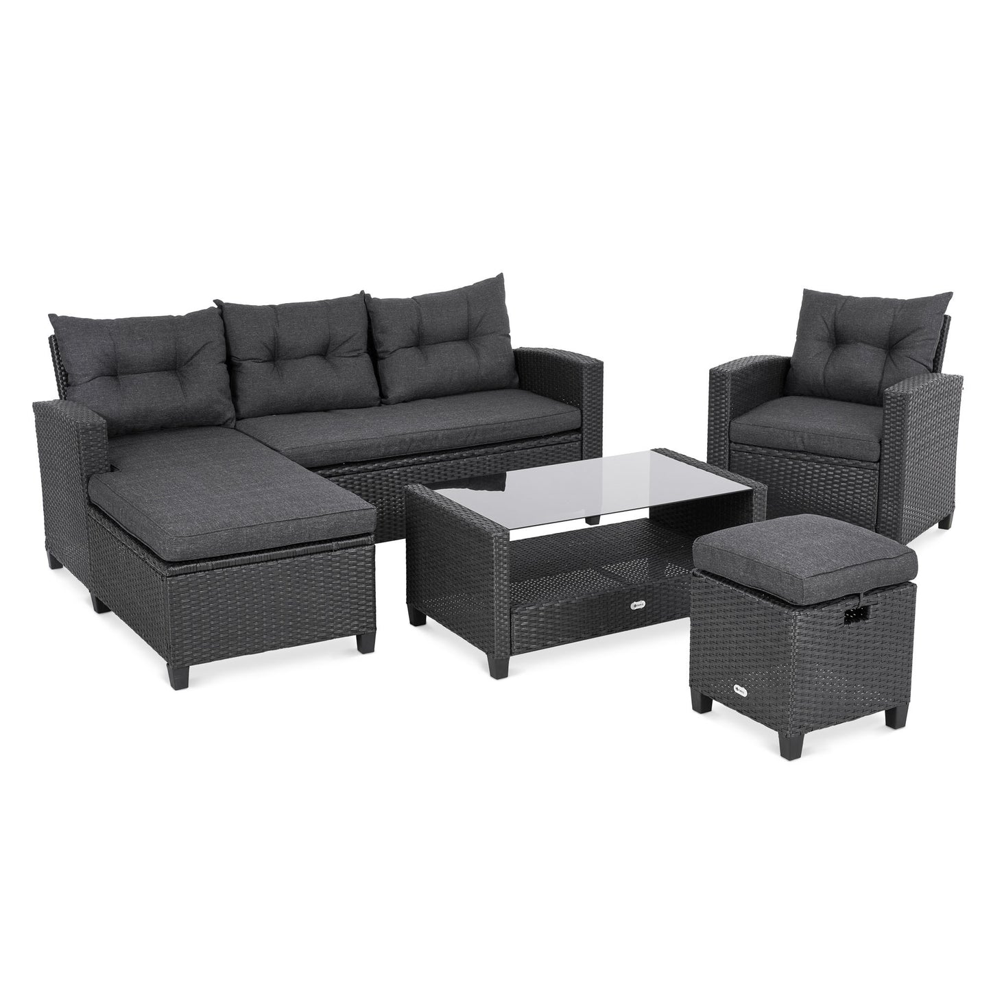 DALMIA garden furniture DV-077GF - Black/Graphite