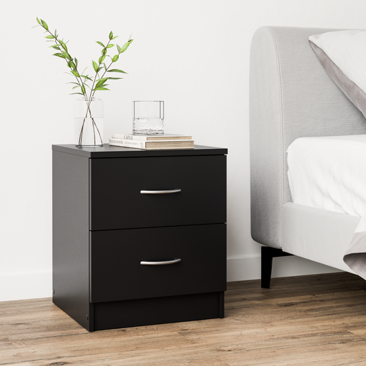 Bedside table Essential DF-BR101BST-2D - black