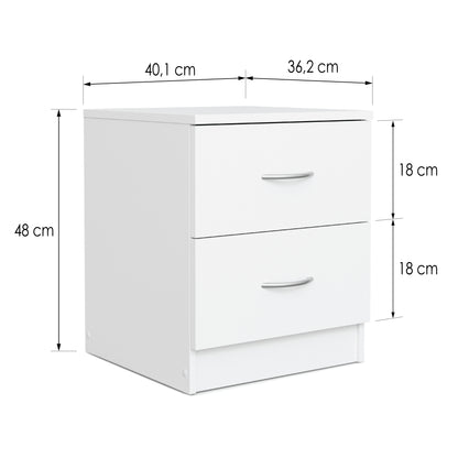 Bedside table Essential DF-BR101BST-2D - black