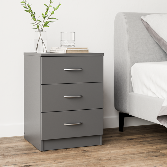Bedside table Essential DF-BR102BST-3D - grey