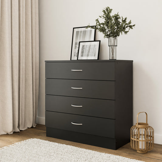 Chest of drawers Essential DF-BR103CD-4D - black