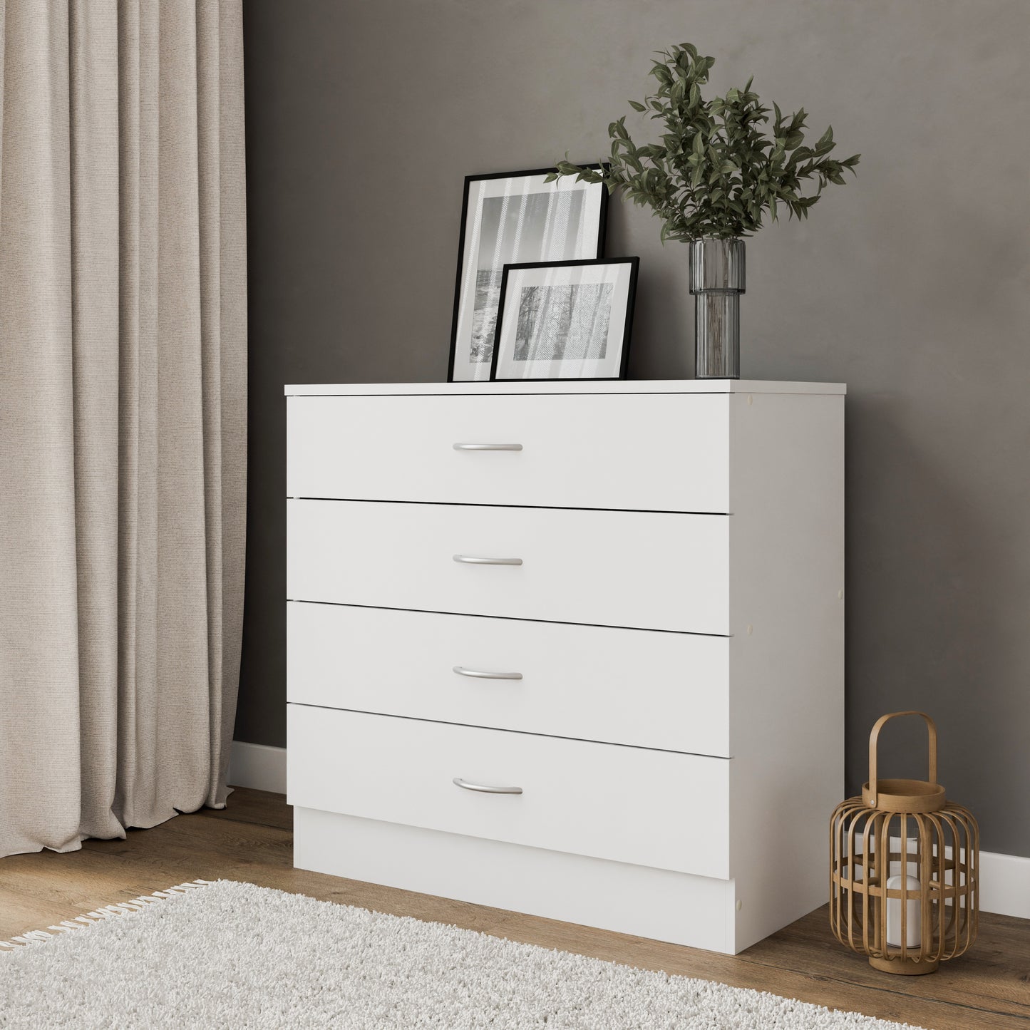 Chest of drawers Essential DF-BR103CD-4D - white