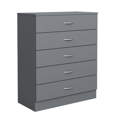 Chest of drawers Essential DF-BR104CD-5D - grey