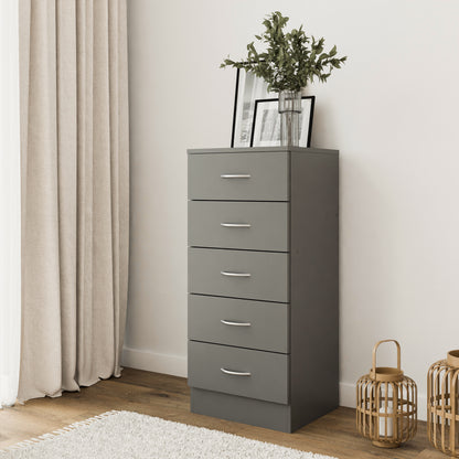 Chest of drawers Essential DF-BR105CD-5D - grey