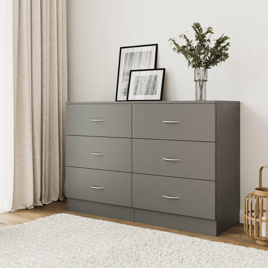 Chest of drawers Essential DF-BR106CD-6D - grey