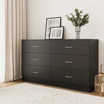 Chest of drawers Essential DF-BR107CD-6D - black