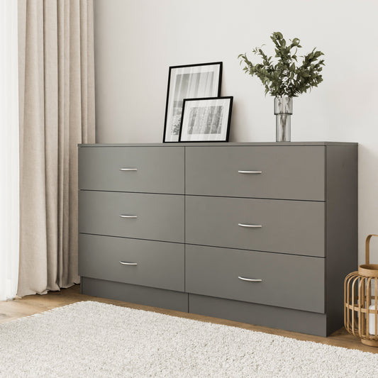 Chest of drawers Essential DF-BR107CD-6D - grey