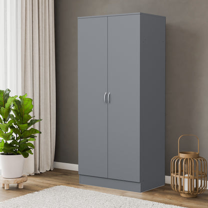 Wardrobe Essential DF-BR110W-2DR - grey