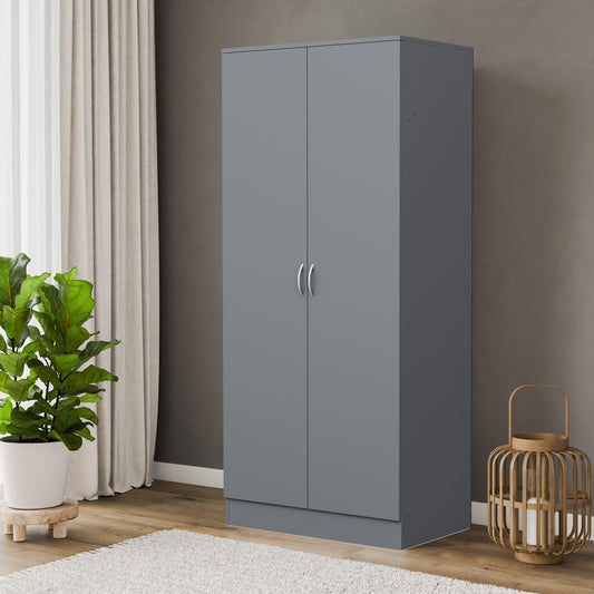 Wardrobe Essential DF-BR110W-2DR - grey