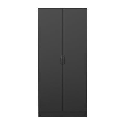 Wardrobe Essential DF-BR110W-2DR - black