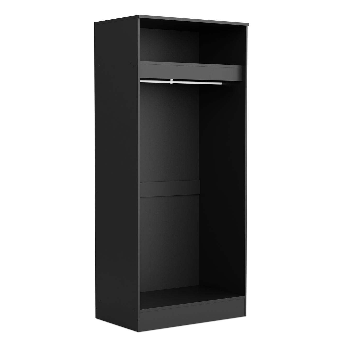 Wardrobe Essential DF-BR110W-2DR - black