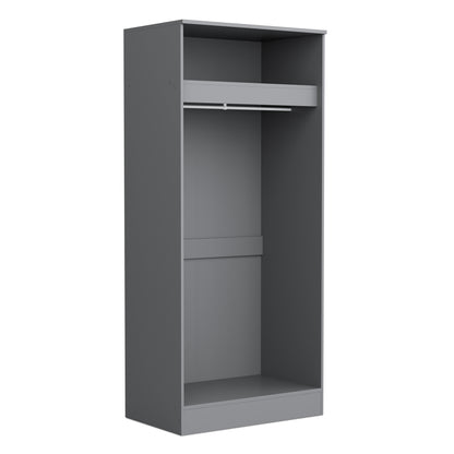 Wardrobe Essential DF-BR110W-2DR - grey