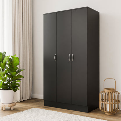 Wardrobe Essential DF-BR111W-3DR - black