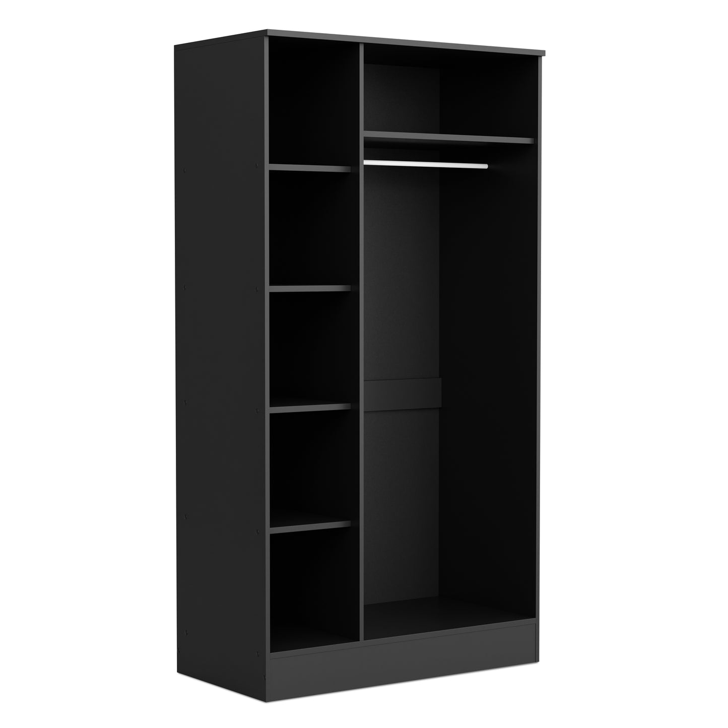 Wardrobe Essential DF-BR111W-3DR - black