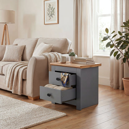 Bedside Table Milford DF-CF200BST-2D - Graphite