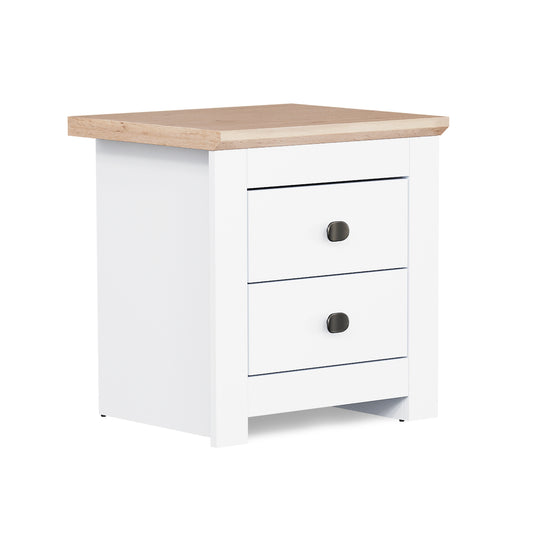 Bedside Table Milford DF-CF200BST-2D - White