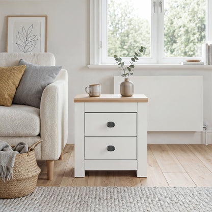 Bedside Table Milford DF-CF200BST-2D - White