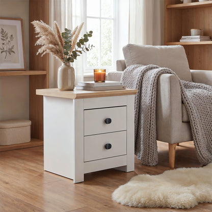 Bedside Table Milford DF-CF200BST-2D - White