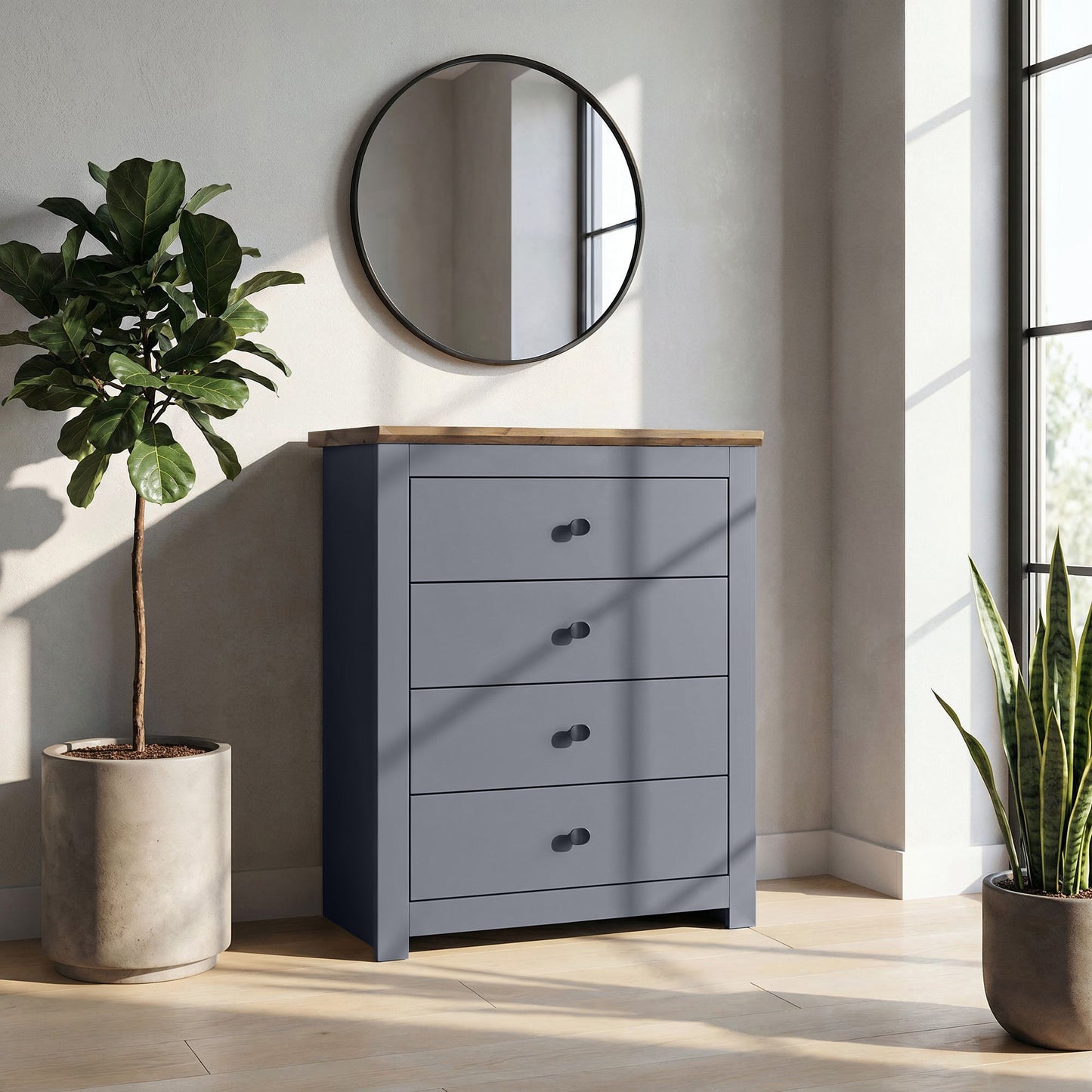 Chest of Drawers Milford DF-CF201CH-4D - Graphite