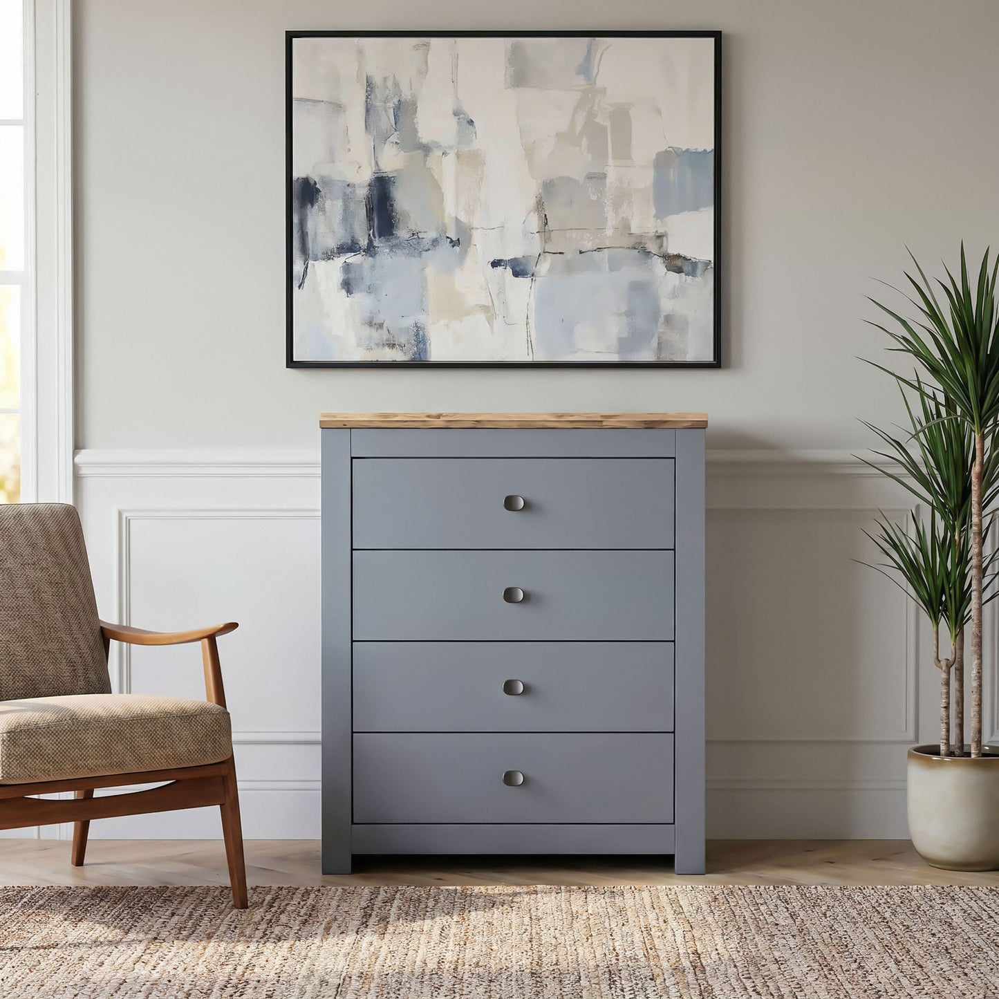 Chest of Drawers Milford DF-CF201CH-4D - Graphite