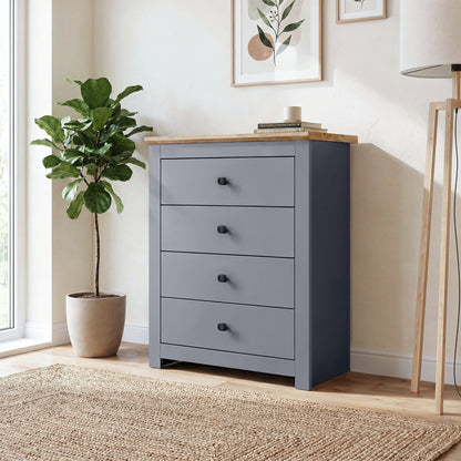 Chest of Drawers Milford DF-CF201CH-4D - Graphite