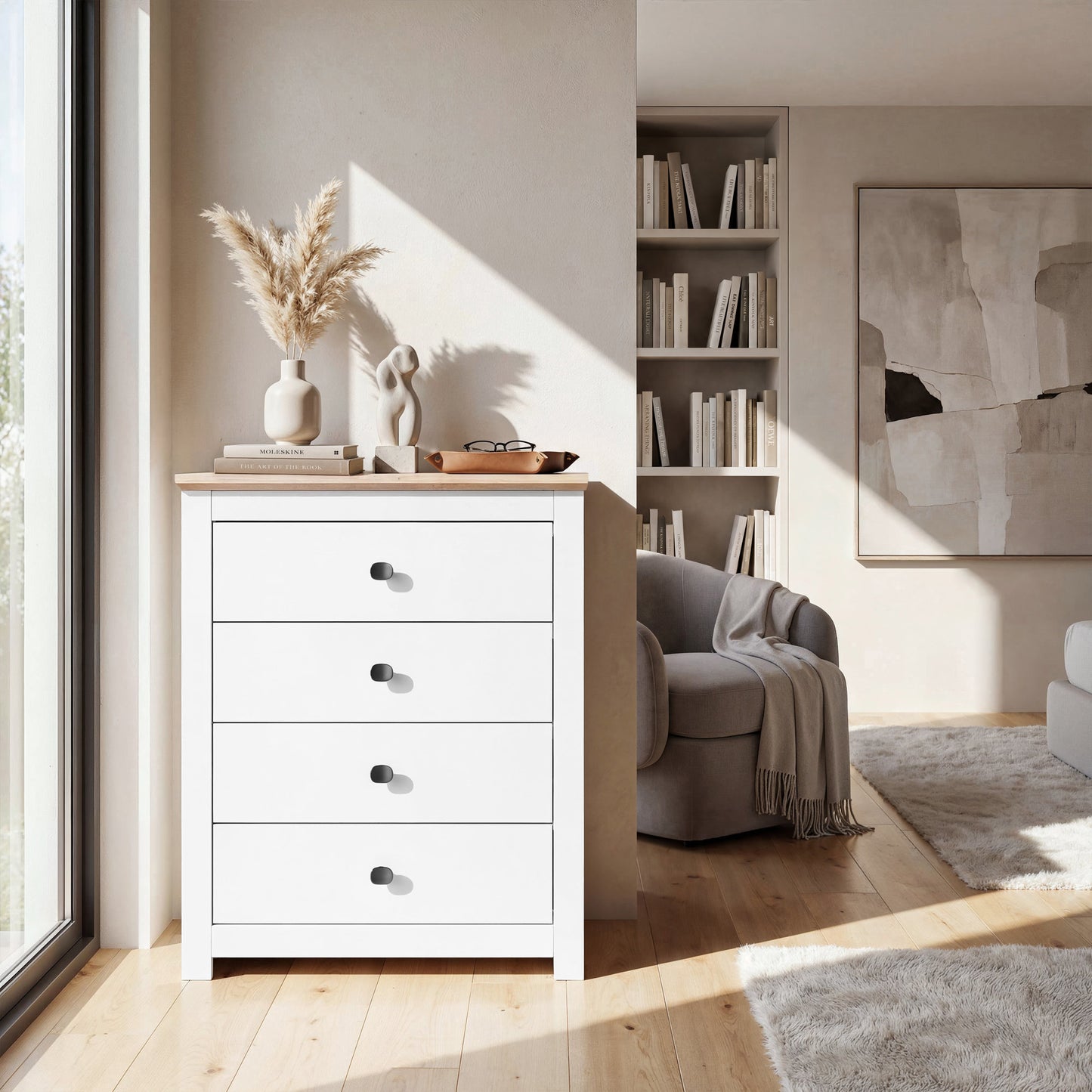 Chest of Drawers Milford DF-CF201CH-4D - White