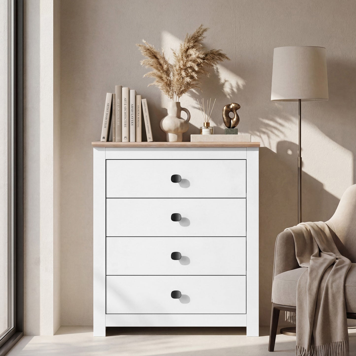 Chest of Drawers Milford DF-CF201CH-4D - White