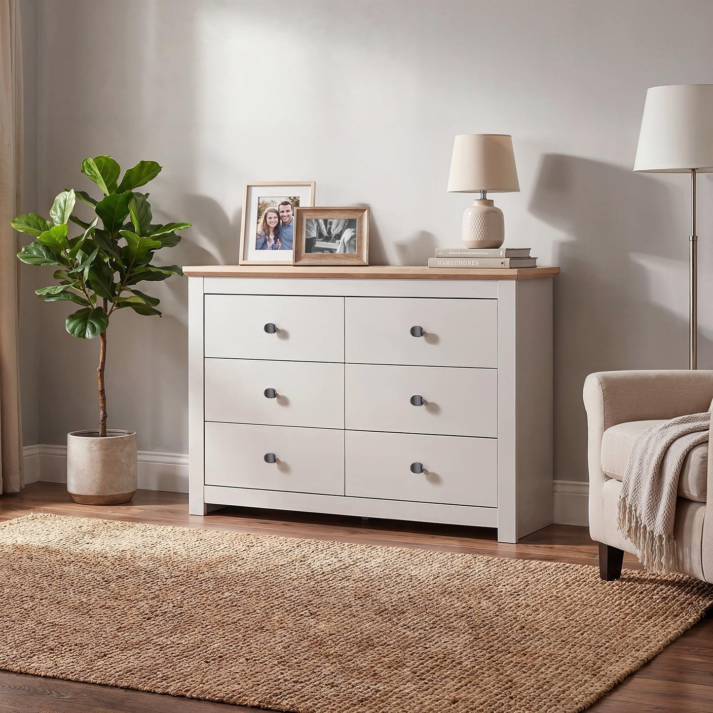 Chest of Drawers Milford DF-CF202CH-6D - Cashmere