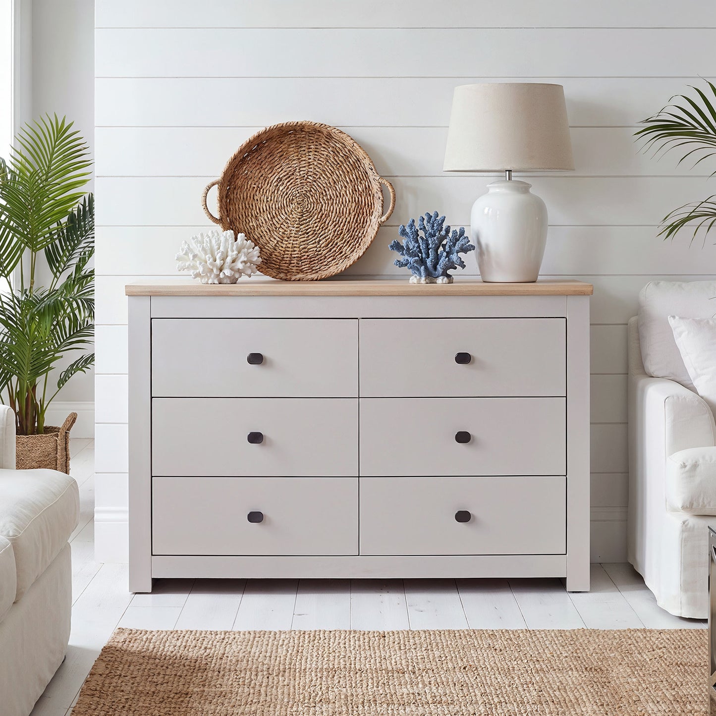 Chest of Drawers Milford DF-CF202CH-6D - Cashmere
