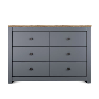 Chest of Drawers Milford DF-CF202CH-6D - Graphite