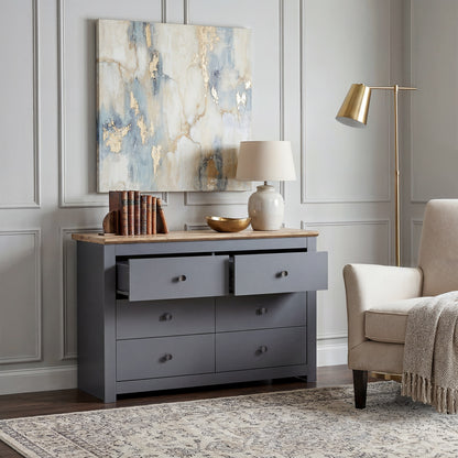 Chest of Drawers Milford DF-CF202CH-6D - Graphite