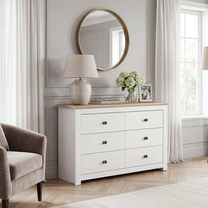 Chest of Drawers Milford DF-CF202CH-6D - White