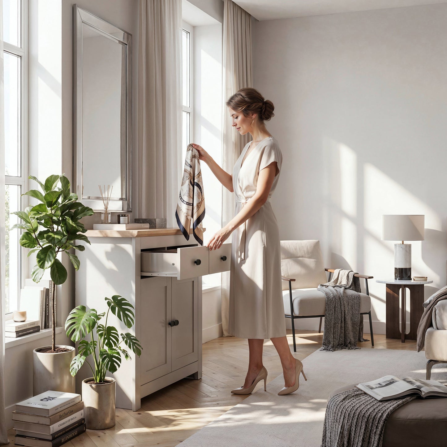 Chest of Drawers Milford DF-CF203SB-2DR2D - Cashmere