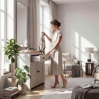 Chest of Drawers Milford DF-CF203SB-2DR2D - Cashmere