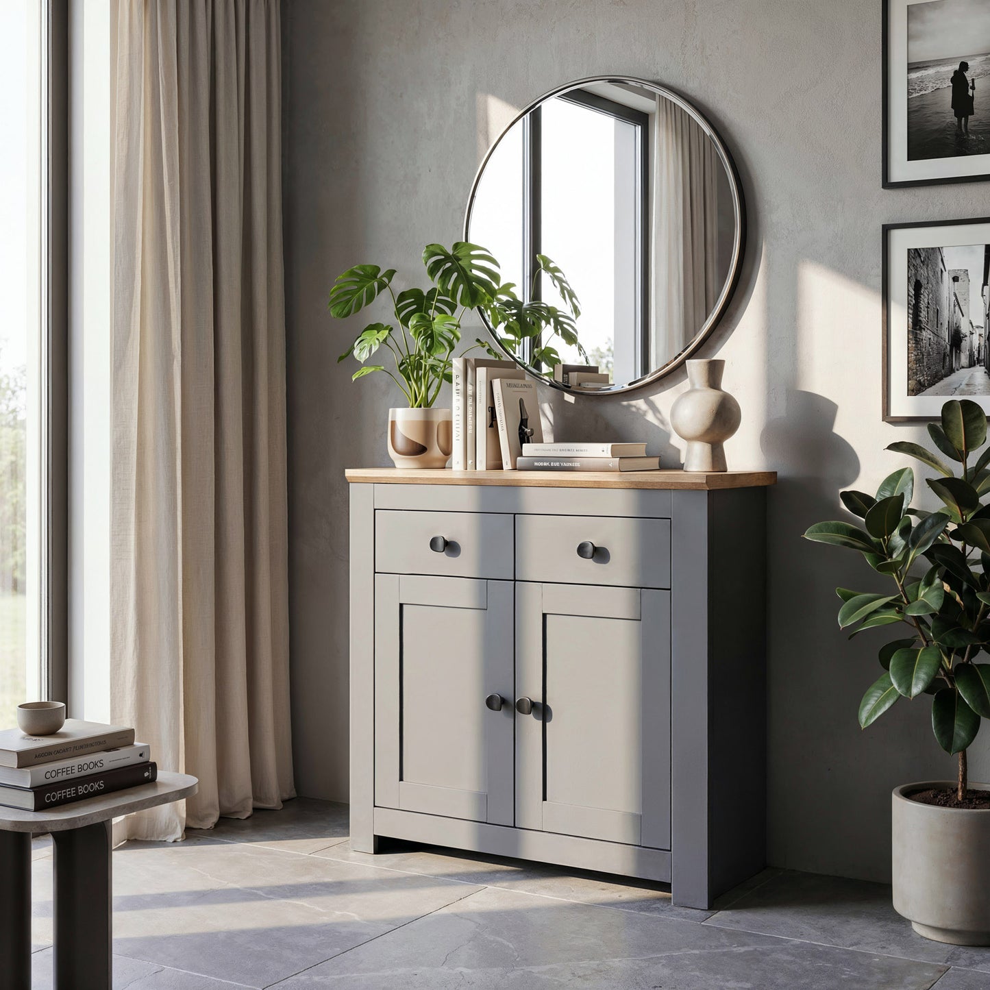 Chest of Drawers Milford DF-CF203SB-2DR2D - Graphite
