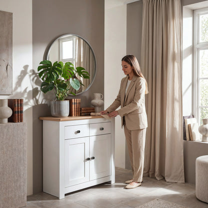 Chest of Drawers Milford DF-CF203SB-2DR2D - White