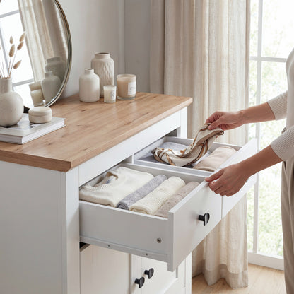 Chest of Drawers Milford DF-CF203SB-2DR2D - White