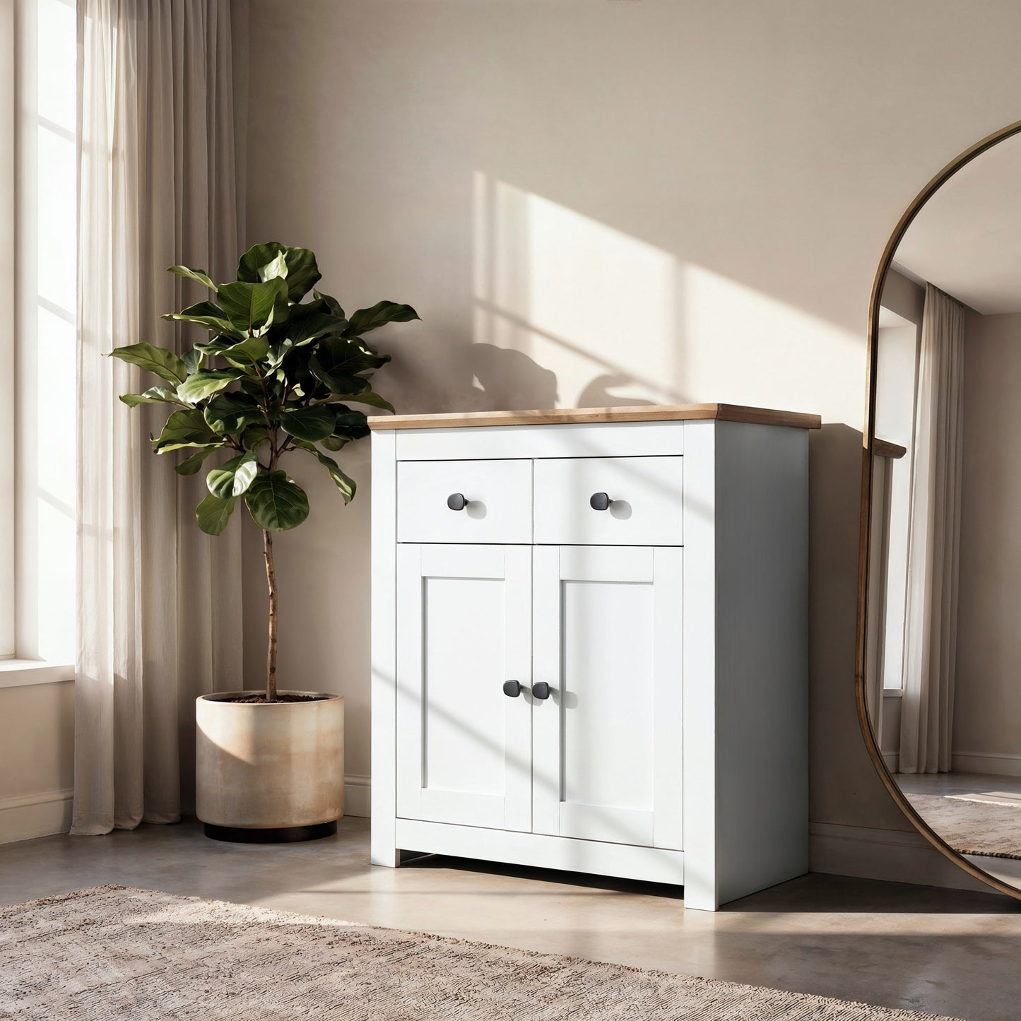 Chest of Drawers Milford DF-CF203SB-2DR2D - White