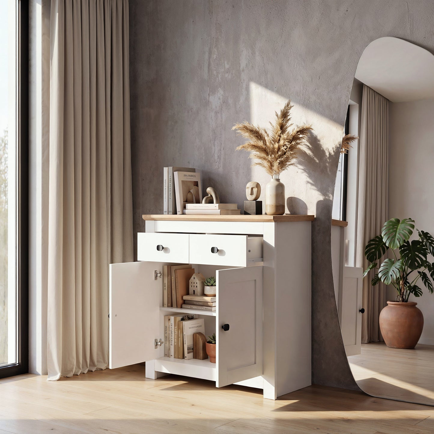 Chest of Drawers Milford DF-CF203SB-2DR2D - White
