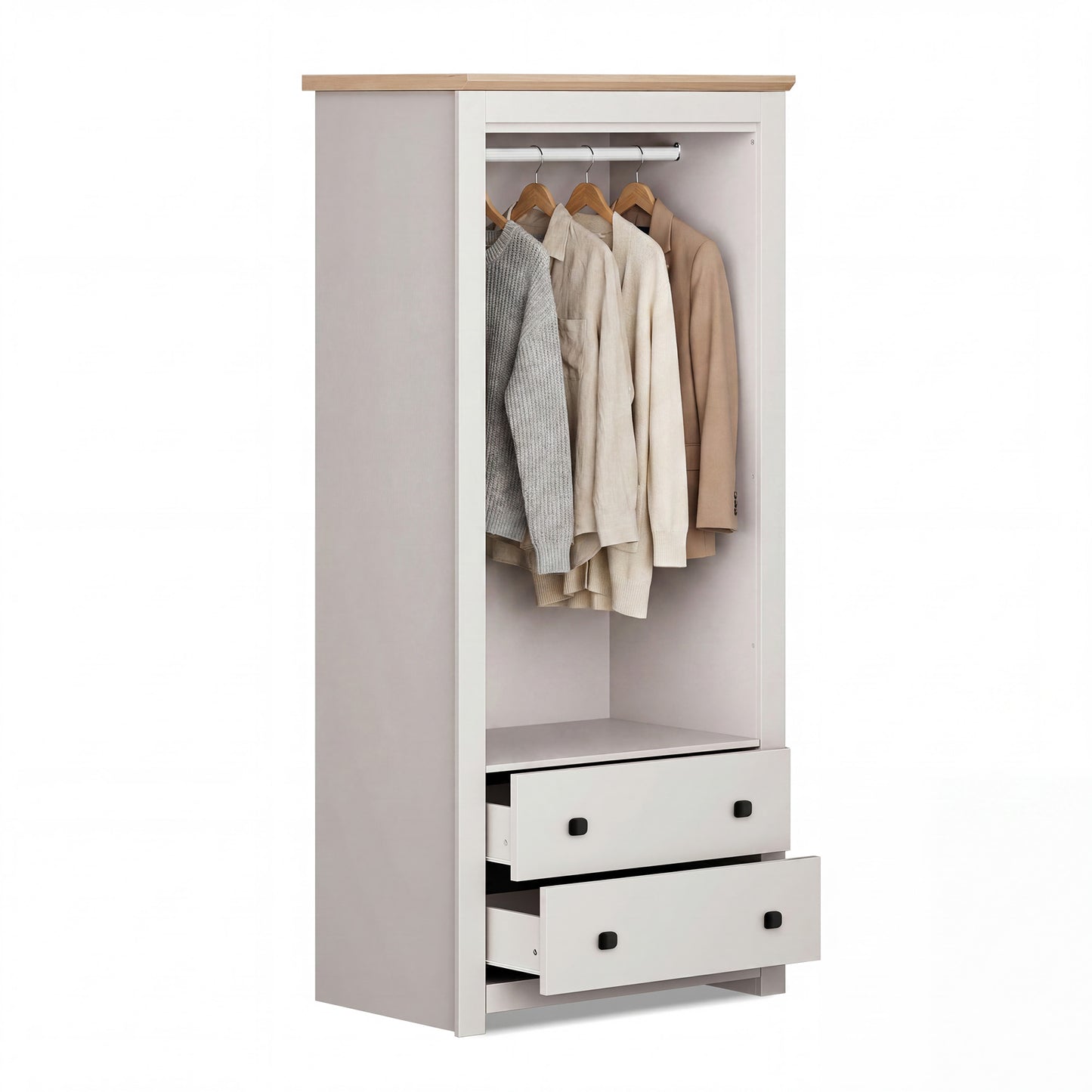 Wardrobe Milford DF-CF204WR-2DR2D-80 - Cashmere