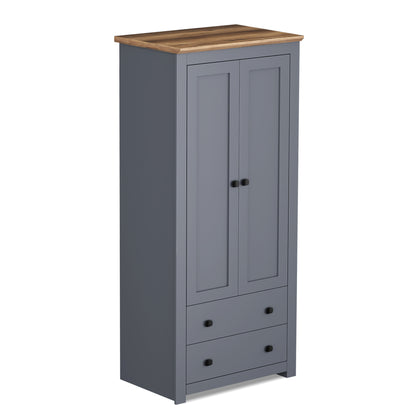 Wardrobe Milford DF-CF204WR-2DR2D-80 - Graphite