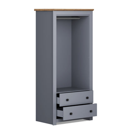 Wardrobe Milford DF-CF204WR-2DR2D-80 - Graphite