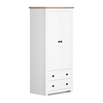 Wardrobe Milford DF-CF204WR-2DR2D-80 - White