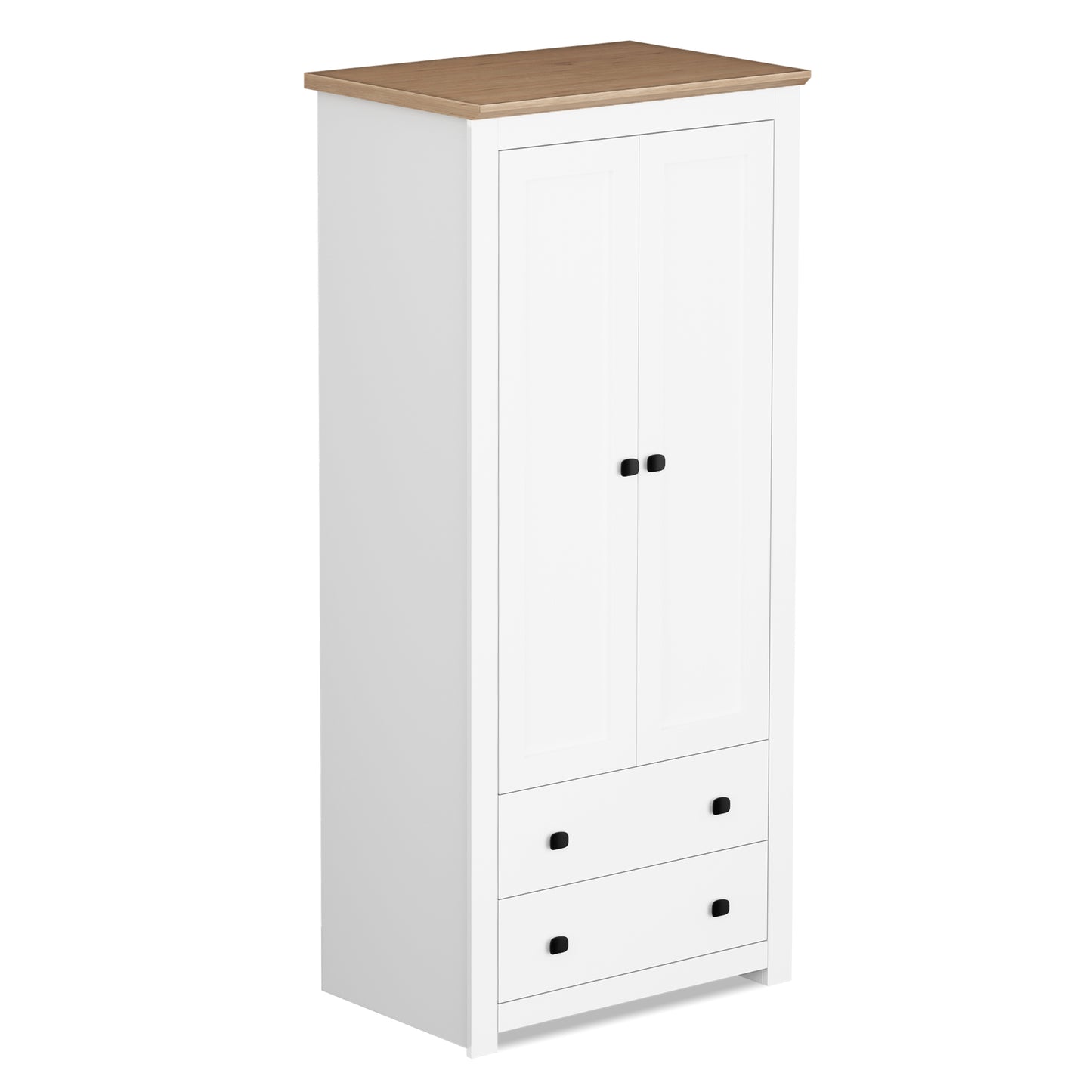 Wardrobe Milford DF-CF204WR-2DR2D-80 - White