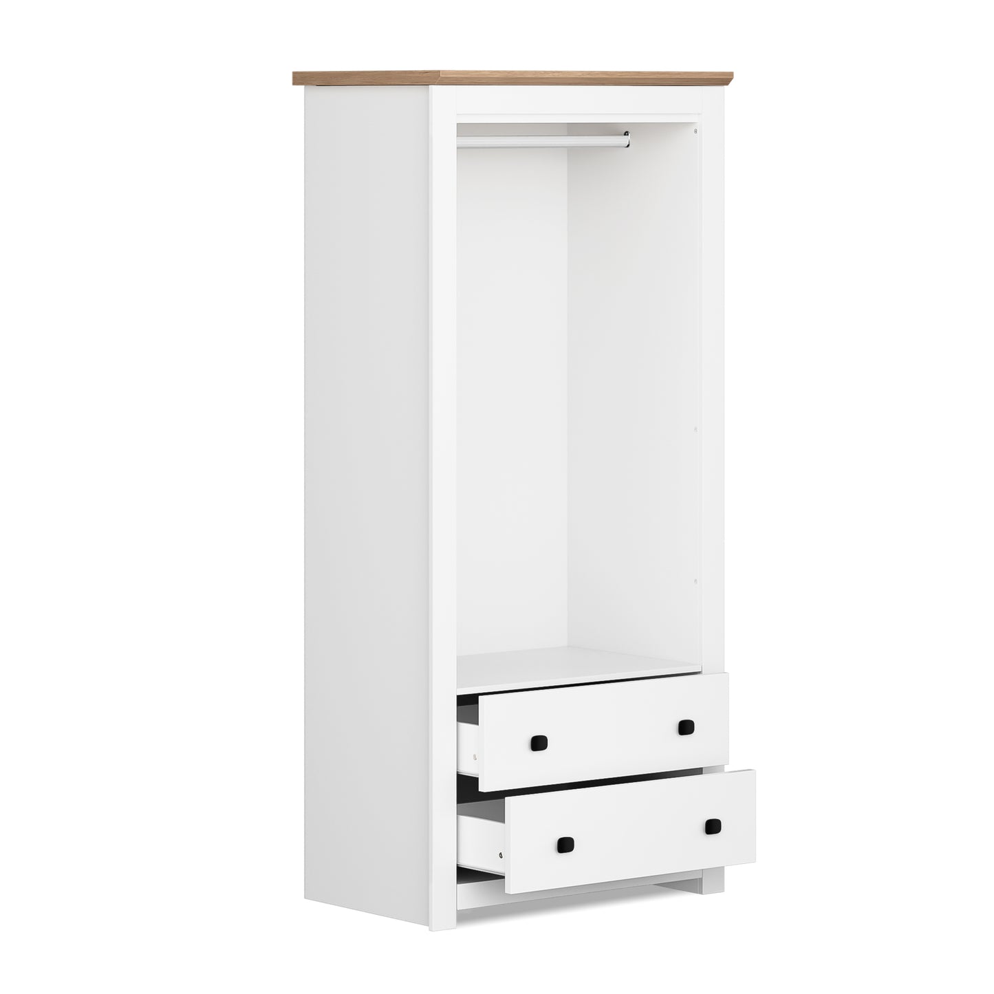 Wardrobe Milford DF-CF204WR-2DR2D-80 - White