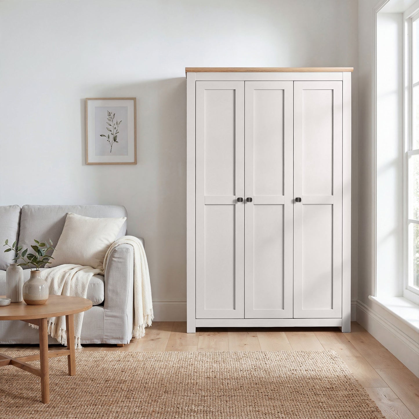 Wardrobe Milford DF-CF205WR-3DR-120 - Cashmere