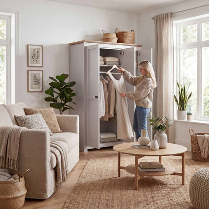 Wardrobe Milford DF-CF205WR-3DR-120 - Cashmere
