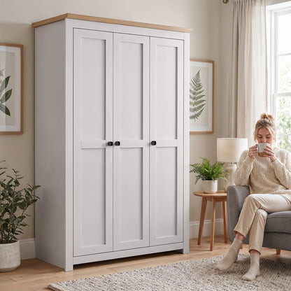 Wardrobe Milford DF-CF205WR-3DR-120 - Cashmere