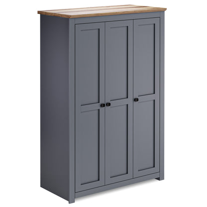 Wardrobe Milford DF-CF205WR-3DR-120 - Graphite